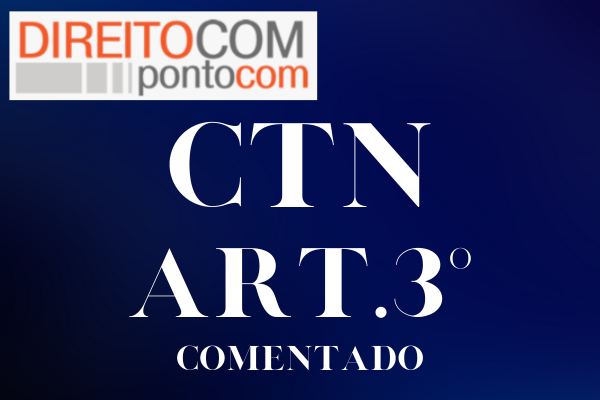 ART.3 CTN COMENTADO